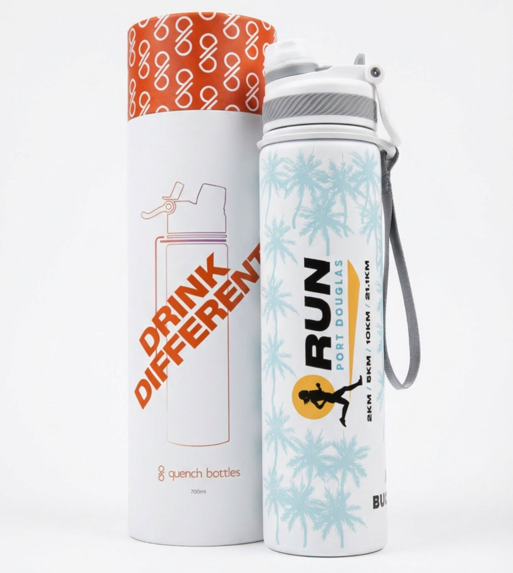 Run Port Douglas Quench stainless water bottle - Image 2