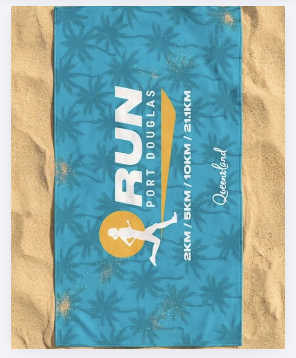 Run Port Douglas Beach Towel